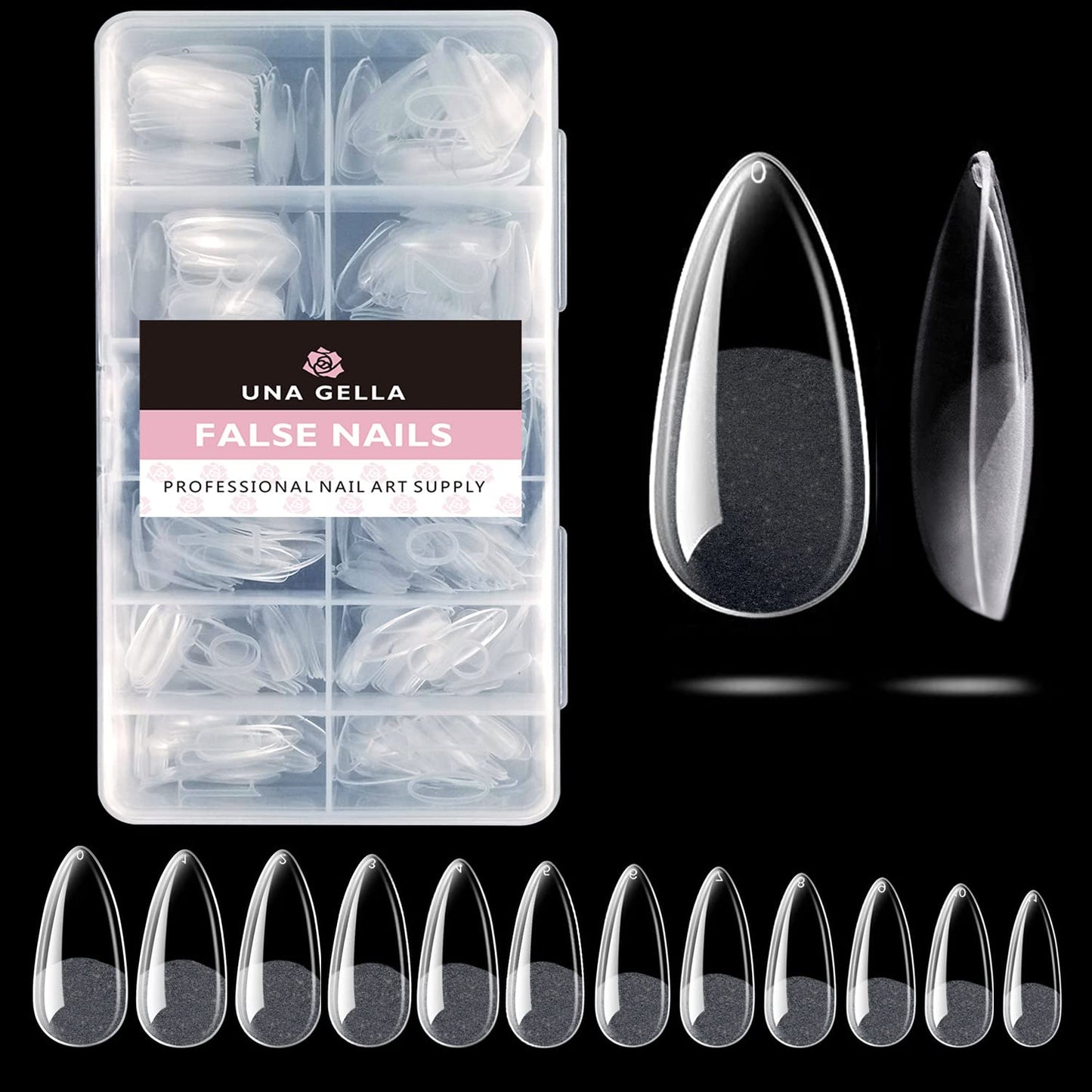 XXL Square Gel Nail Tips | 120 PCS Extra Long | No C Curve | DIY Home Use