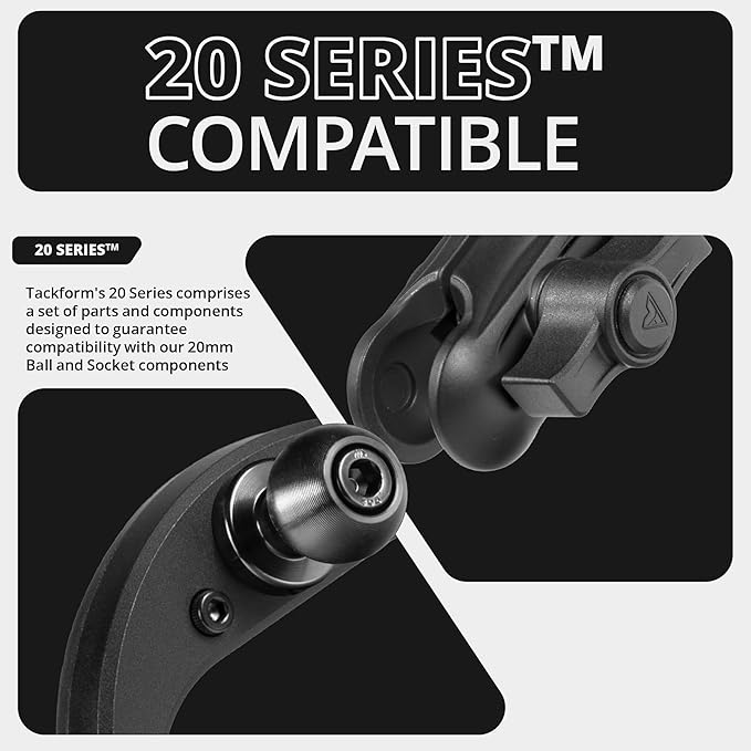 Tackform Link Vent Phone Mount Compatible with 2016-2023 Toyota Tacoma and 2014-2021 Toyota Tundra | Aluminum | Zero Slip | Universal Magnetic Phone Holder | 2" Arm | Blue | (NOT MAGSAFE Compatible)