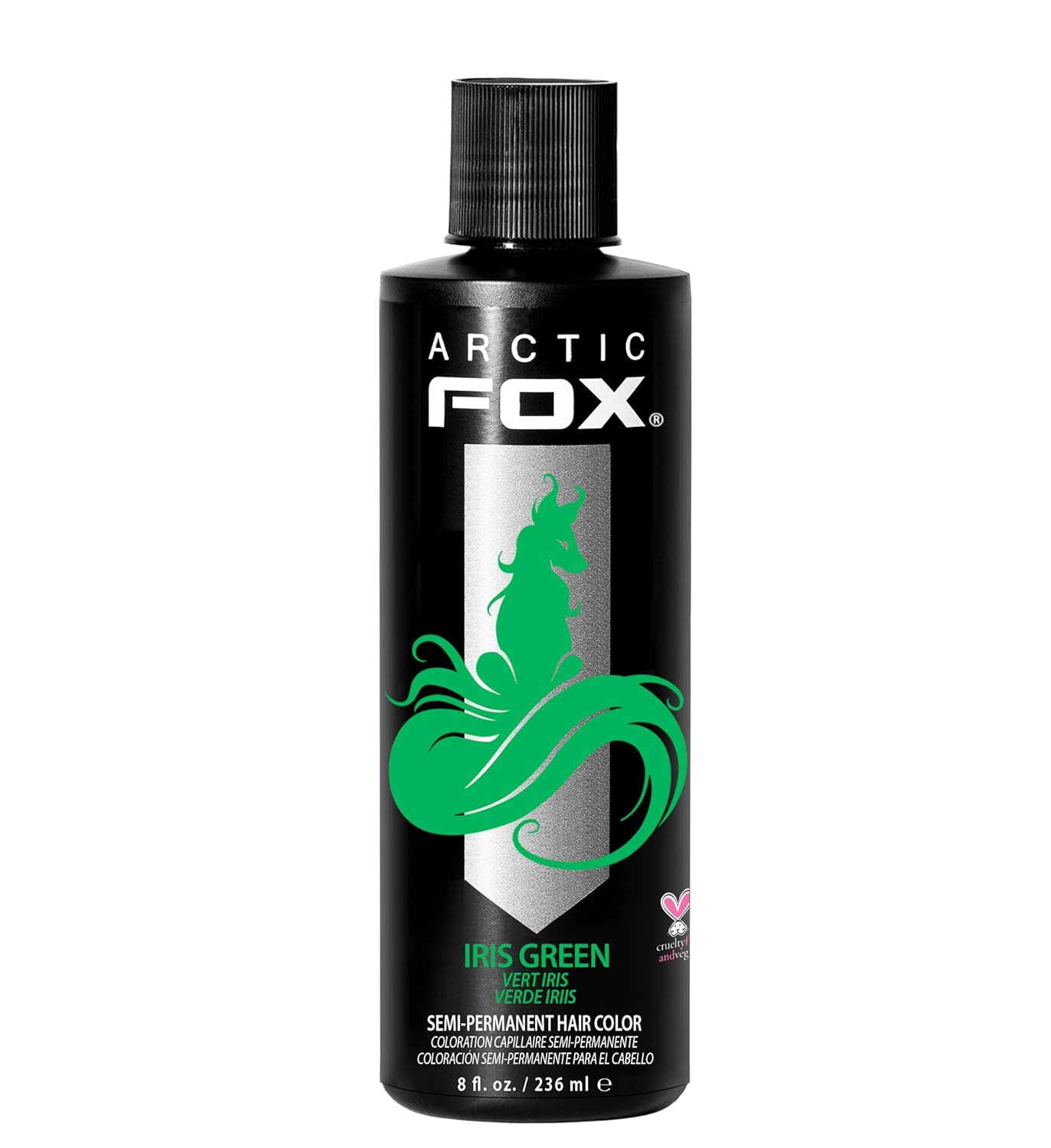 Vegan Semi-Permanent Hair Color Dye | Arctic Fox Poison | 4 Fl Oz