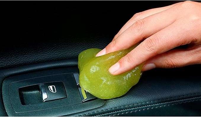 x xotic tech Car Cleaning Gel for Car Detailing Putty Interior Cleaner Slime Reusable Auto Detail Tools Supplies Accessories Valentines Day Gifts for Him Her Men Women Stocking Stuffers Yellow 2 Pack
