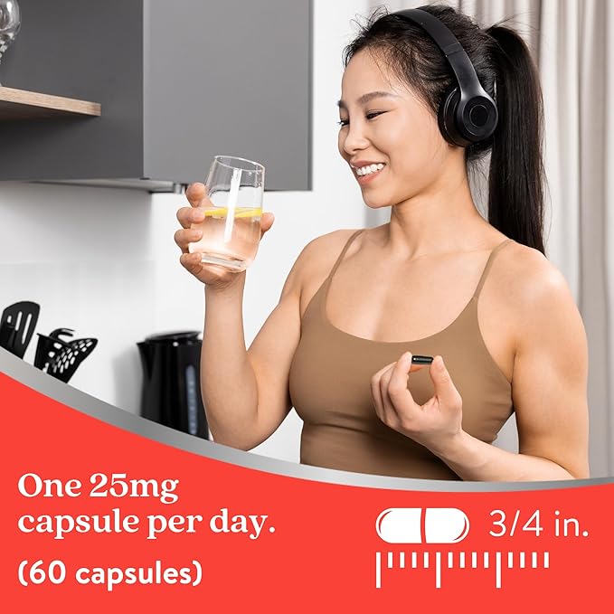 Active Iron High Potency Iron Supplement, Non-Constipating Gentle Iron Pills for Women & Men, 2X Better Absorption, Clinically Proven to Increase Iron & Energy Levels, 25mg (60 Capsules)