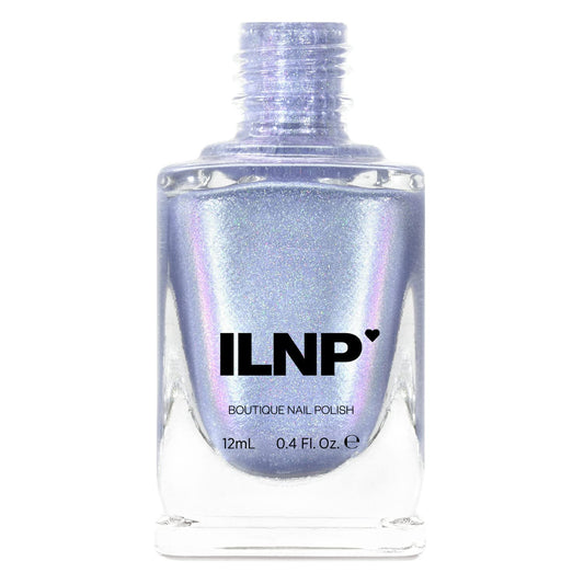 Ilnp On Repeat - Icy Blue Holographic Shimmer Nail Polish
