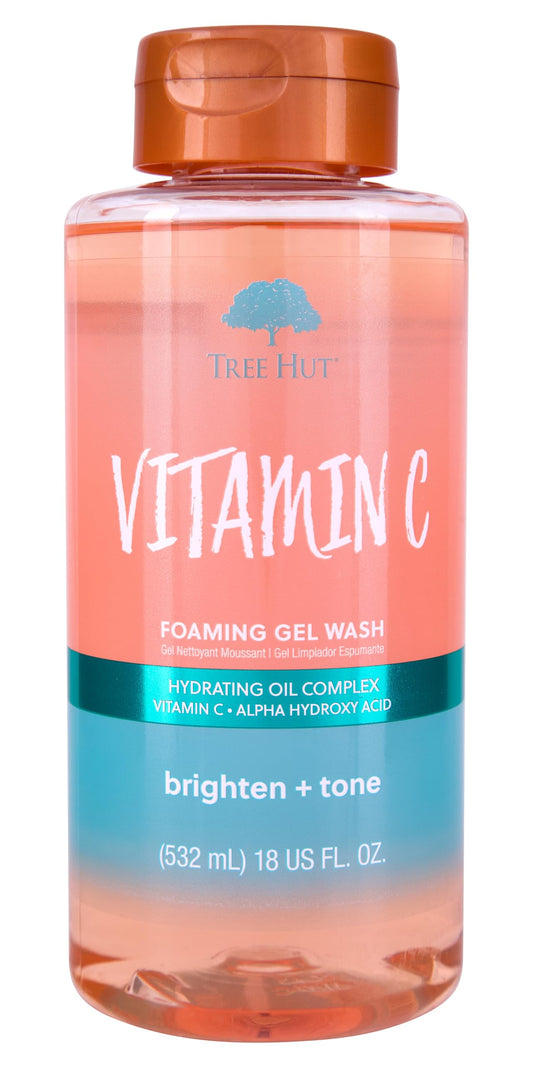 Tree Hut Vitamin C Nourishing & Moisturizing Foaming Gel Wash, 18 Oz.