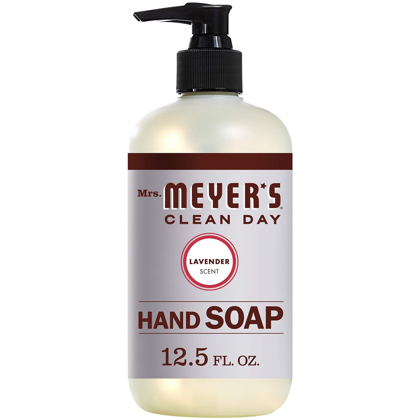 Mrs. Meyer'S Hand Soap, Made With Essential Oils, Biodegradable Formula, Lavender, 12.5 Fl. Oz
