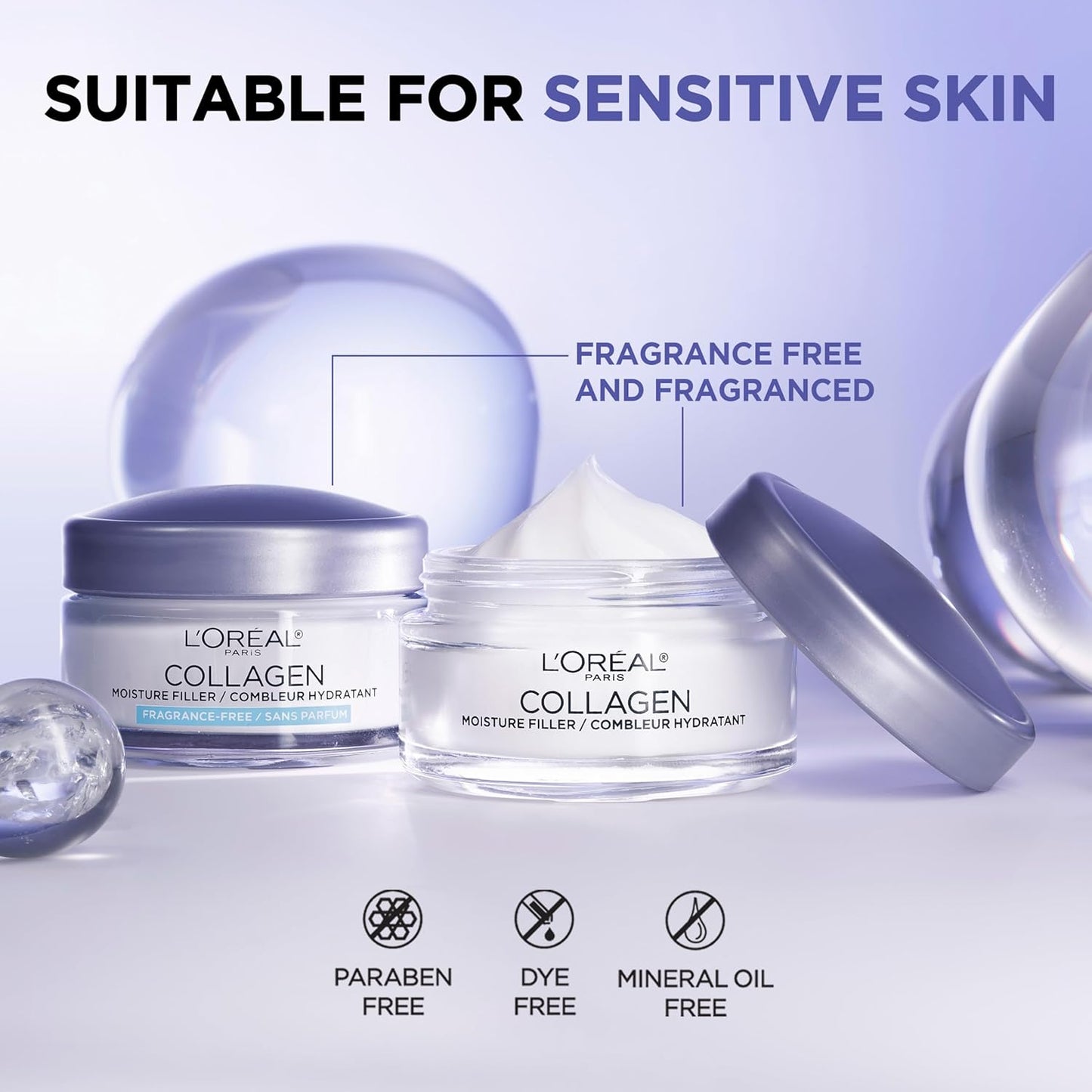 L'Oreal Paris Collagen Moisture Filler Face Cream | Anti-Aging | 48HR Hydration