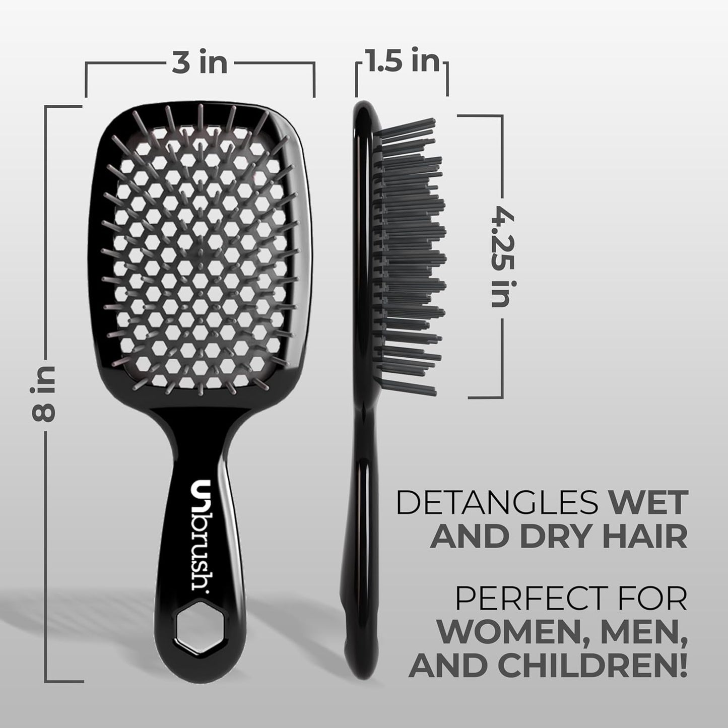 FHI Heat UNbrush Detangling Brush | Pain-Free for Wet & Dry Hair Types