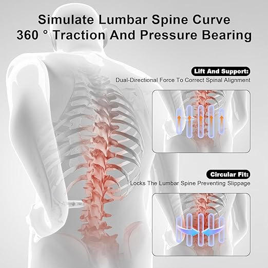 Back Brace for Lower Back Pain Relief with Bionic Support System,Lumbar Support Belt for Men Women,Breathable Mesh with 3D Lumbar Pad for Herniated Disc, Sciatica, Scoliosis(Black，XL)