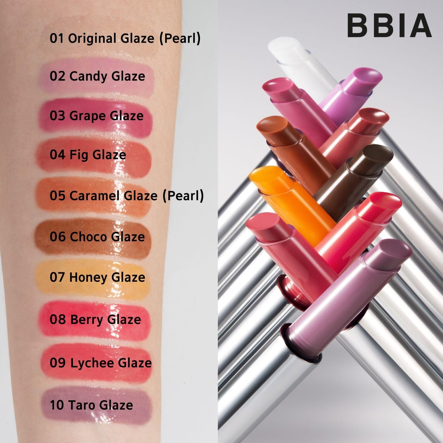 BBIA Over Glaze Stick - Lip Plumping Gloss Melting Balm Lipstick, Intensive Volume Up, High Shine & Glossy, Ultra Watery Moisturizing & Volumizing, Glowy Texture, Korean Lip Makeup (03 GRAPE GLAZE)