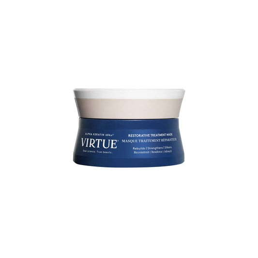 Virtue Restorative Hair Mask Treatment For Damaged Hair With Keratin And Baobab Seed Oil, Safe For All Hair Types, Color Safe