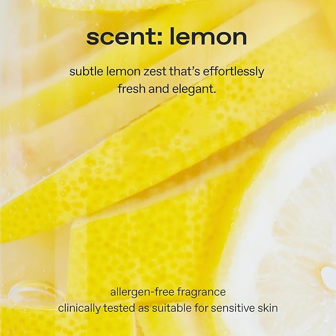 glow lemon vitamin toner : hydrating vitamin toner with hyaluronic acid for radiant and glowing skin, cruelty-free, vegan & artificial fragrance-free, 10 fl oz