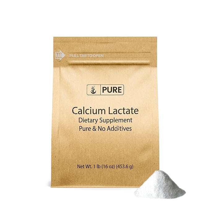 Pure Original Ingredients Calcium Bundle (1lb) Calcium Chloride, Calcium Citrate, Calcium Lactate