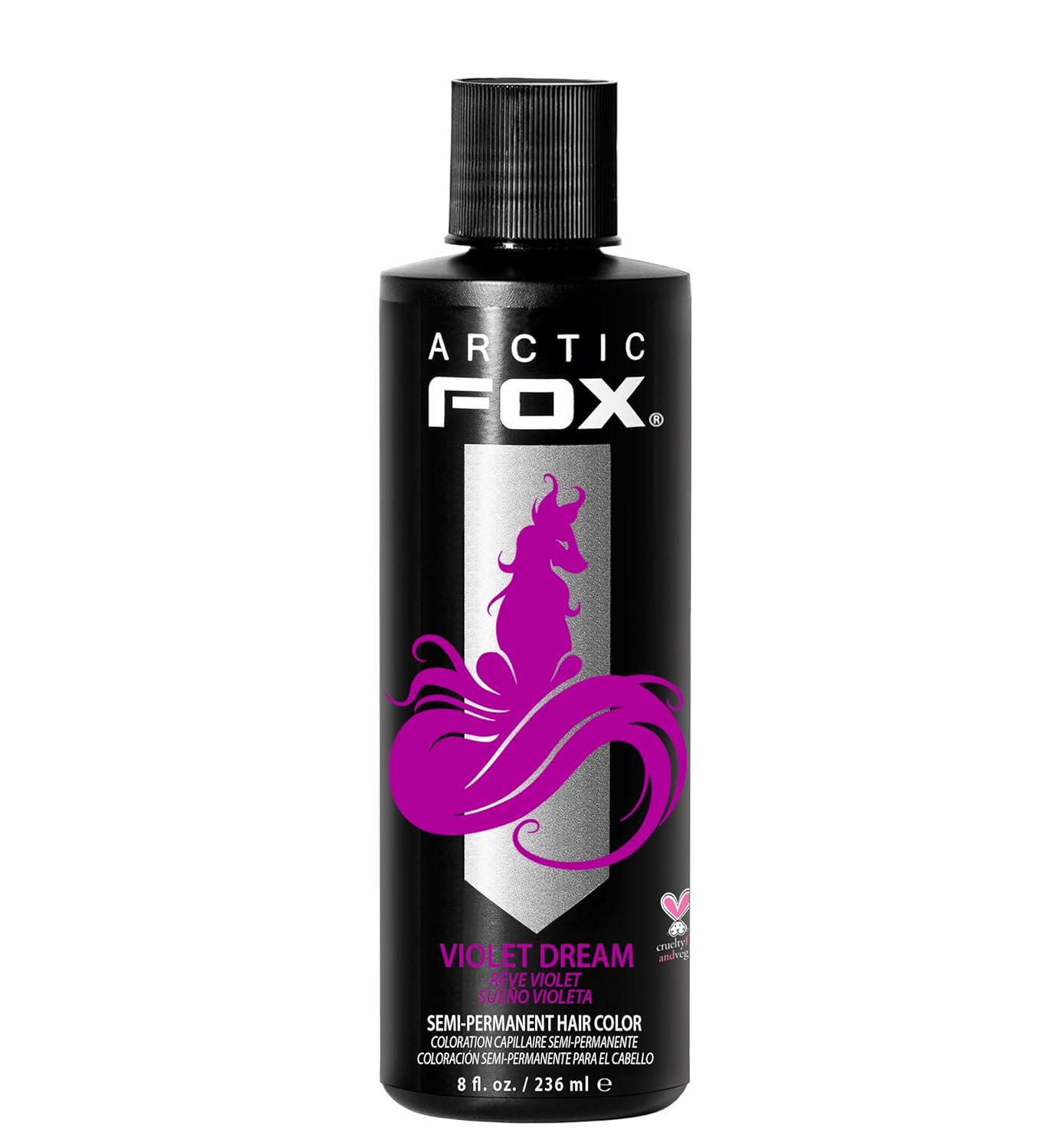ARCTIC FOX Vegan Semi-Permanent Hair Color Dye | NEVERLAND | 4 Fl Oz