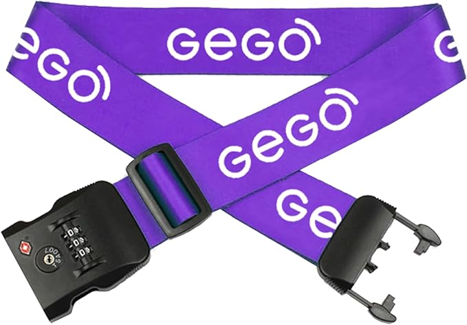 GEGO Premium Travel Kit, Sleep Mask 3D Contoured Eye with Soft Memory Foam, Luggage Tag Waterproof Resistant and Strap with Lock for Luggage TSA Approved (Sleep Mask Black/Luggage Tag Red)