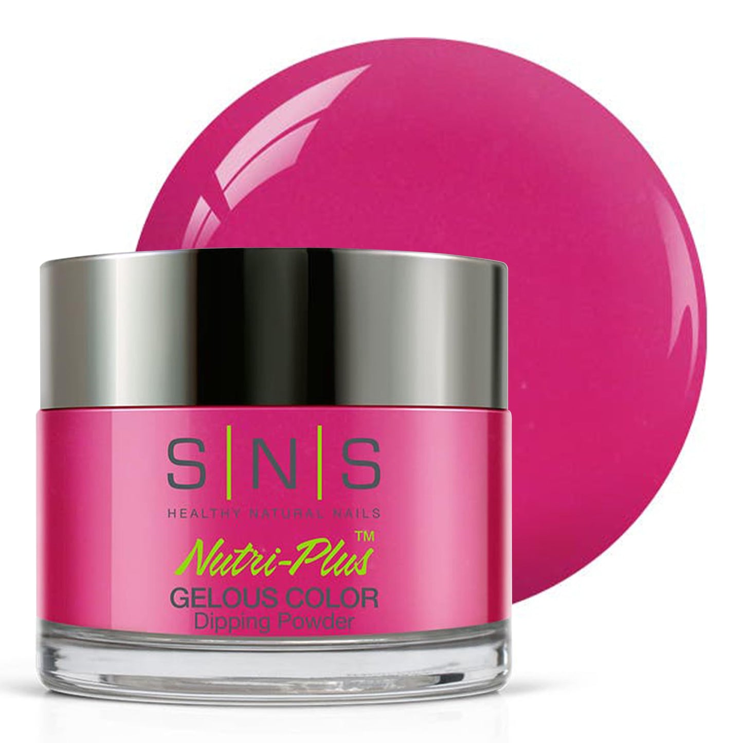 Sns Nail Dip Powder, Gelous Color Dipping Powder - Fantasy (Pink/Fuchsia, Cream) - Long-Lasting Dip Nail Color Lasts 14 Days - L