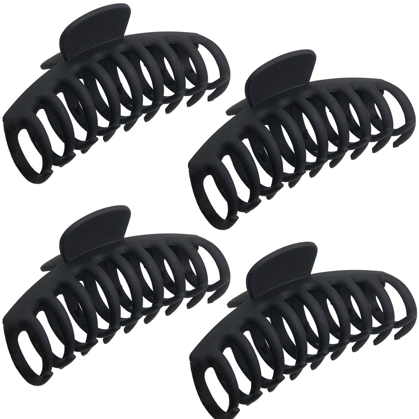 Owiizi Large Hair Claw Clips For Women, 4.3 '' Matte Jumbo Hair Clips Non-Slip Ponytail Barrette Strong Hold Claw Clips For Girl