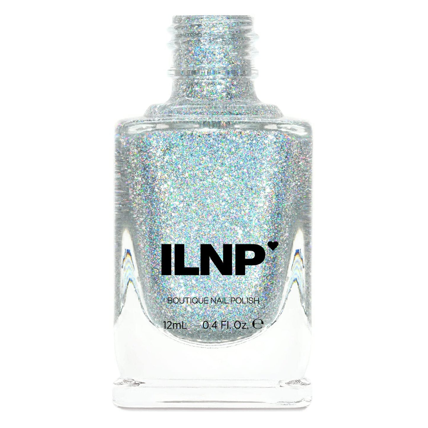 Ilnp The Lighthouse - Intense Silver Ultra Holographic Metallic Nail Polish