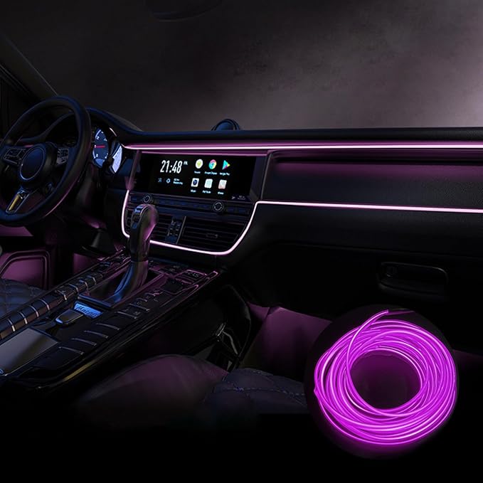 Car Interior Lights for Mercedes Benz AMG ML SUV M-Class W163 W164 W166 320 350 400 500/ML 55 63 LED Car Interior Atmosphere Lamp Car Ambient Lighting Kits,Purple
