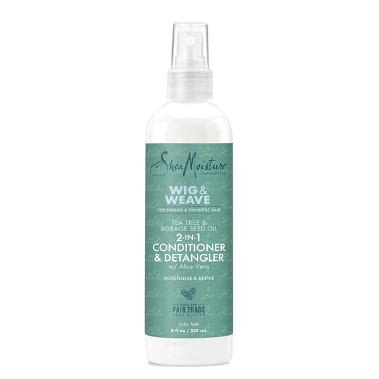Sheamoisture 2In1 Conditioner And Detangler Leave-In Conditioner For Wig Tea Tree And Borage Seed Oil Paraben Free Conditioner 8