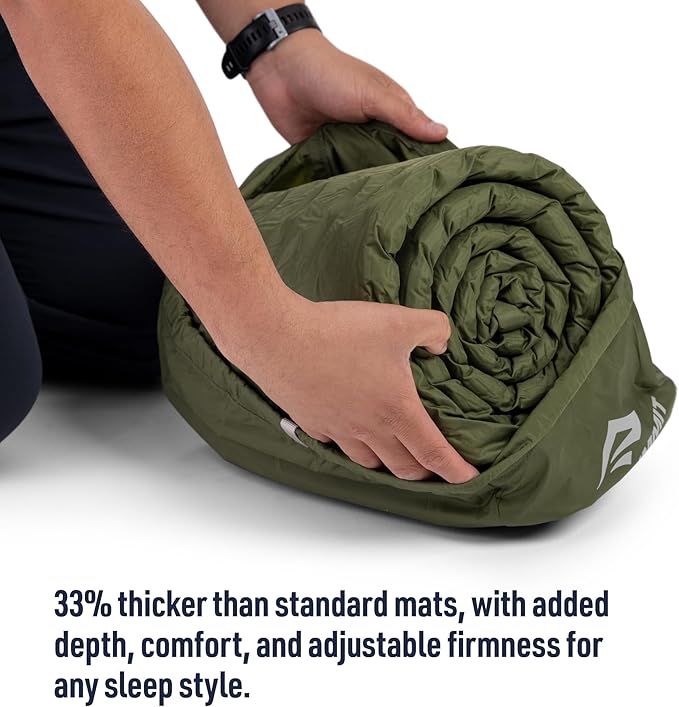 Sea to Summit Camp Plus Self-Inflating Foam Sleeping Mat for Camping - Tapered - Large (78 x 25.2 x 2.6 inches)