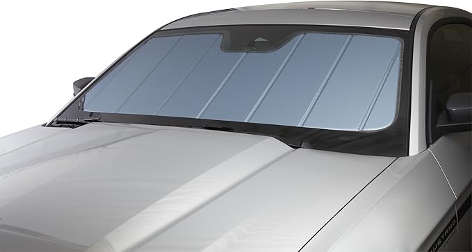 Covercraft UVS100 Custom Sunscreen | Fits 2003-2011 Ford Crown Victoria & Mercury Grand Marquis | Blue Metallic