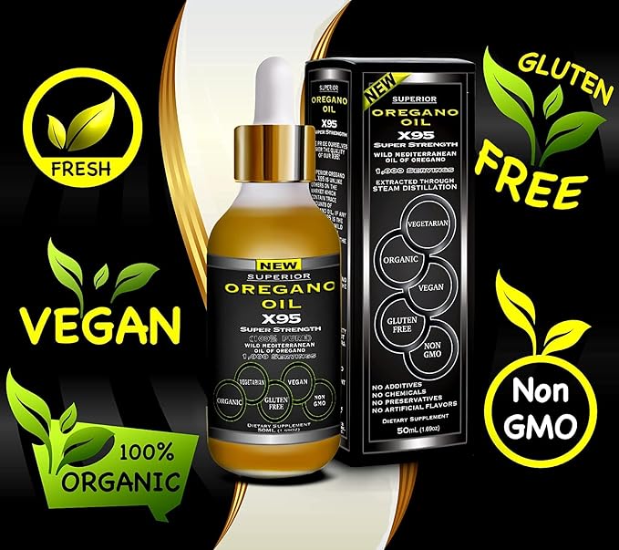 Fulvic Acid Humic Ionic Trace Mineral Drops with Electrolytes Plus Oregano Oil Drops Super Strength More Versatile Then Oil of Oregano Softgels and Capsules