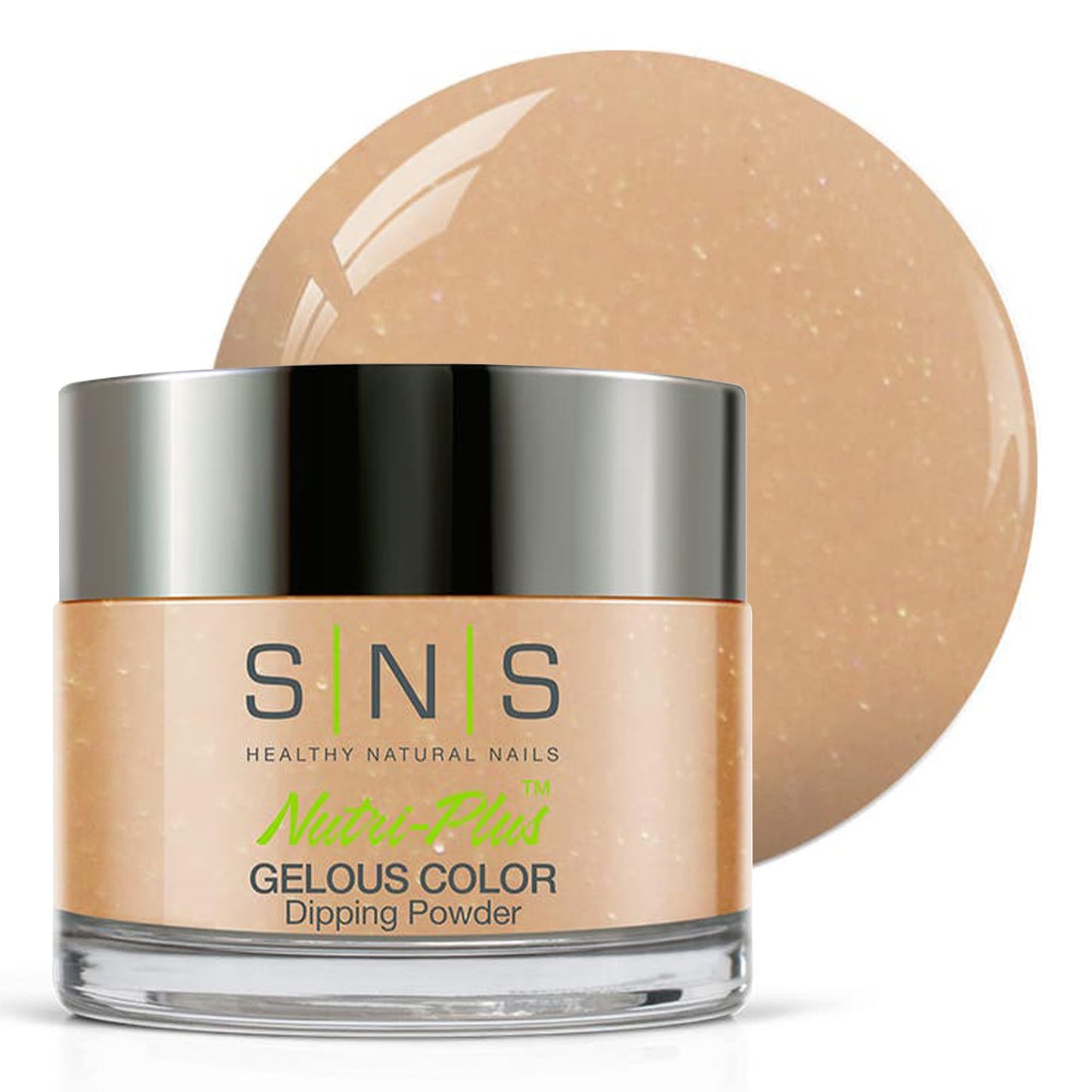 Sns Nail Dip Powder, Gelous Color Dipping Powder - Cookie Batter (Natural, Nudes/Tan, Shimmer) - Long-Lasting Dip Nail Color Las