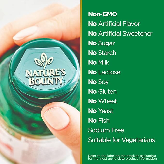 Nature's Bounty Magnesium, Mineral Supplement, Supports Bone and Muscle Health, 500 mg, Coated Tablets, 100 Count (Pack of 2)