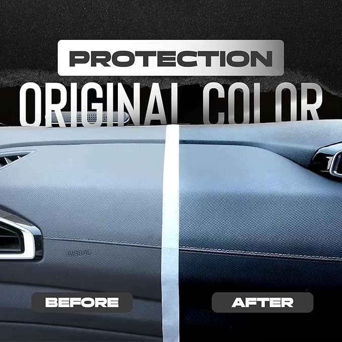 GX-3 Plastic Restorer – Black Plastic Restorer for Cars & Automotive Trim Restorer – Interior Car Cleaner & Exterior Faded Plastic, Vinyl & Rubber Renewer with Aloe Vera 4PK (8 fl oz)