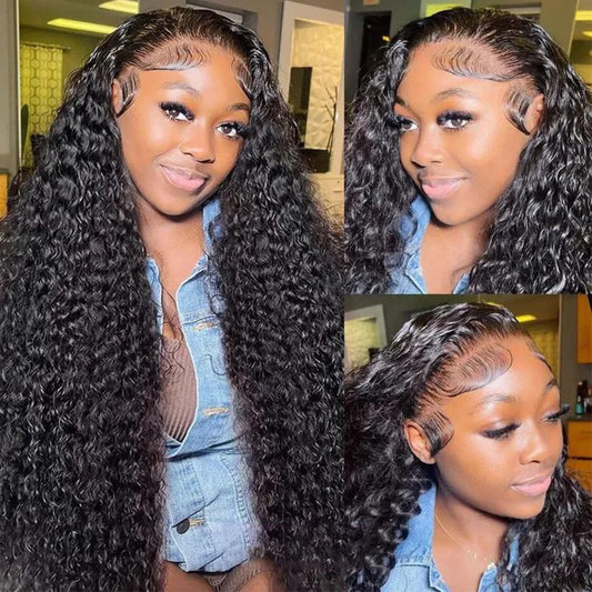 30 Inch 13X6 Lace Front Wigs Human Hair 200% Density Mongolian Kinky Curly Lace Front Wig Hd Lace Wig Unprocessed Virgin Human H