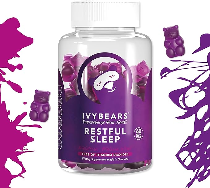 Men’s Hair Vitamins and Restful Sleep Gummies - 60 Count