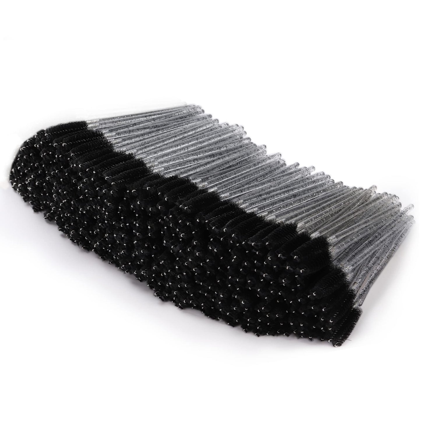Tbestmax 300 Disposable Mascara Wands Spoolies Eye Lash Brush For Eyebrow/Eyelash Extension Black