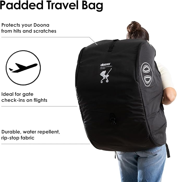 Doona Padded Travel Bag, Black