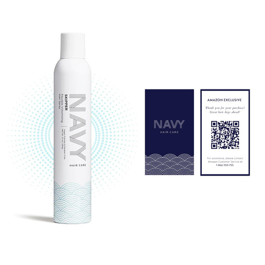 Navy Hair Care Flexible Volumizing And Thickening Hair Spray, 10 Fl Oz - For Women & Men - Hair Sprays For Fine,Thin,Flat Or Wea