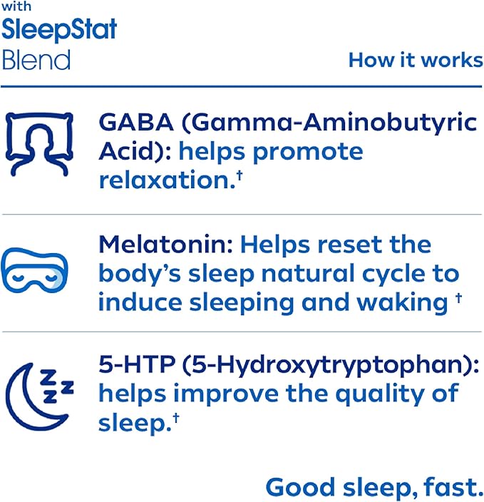 Dream Water Sleep Aid Supplement Drink; Melatonin 5mg, GABA, 5-HTP; Zero sugar, Natural flavors, No added colors, 2.5 oz liquid sleep shots, Nighttime Nectar, 24-Count