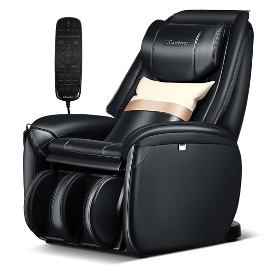 Giantex Massage Chair Full Body - Electric Recliner Chair W/Zero Gravity Mode, Sl Track, Reversible Footrest, Back Heater, Wheel