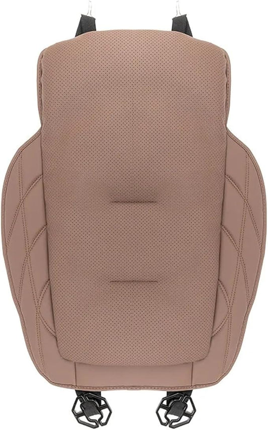 GouDan&Smallstore Leather Car Seat Cushion with Integrated Lumbar Support - Breathable and Ventilated Comfort for All Vehicles(Front seat Cushion B)