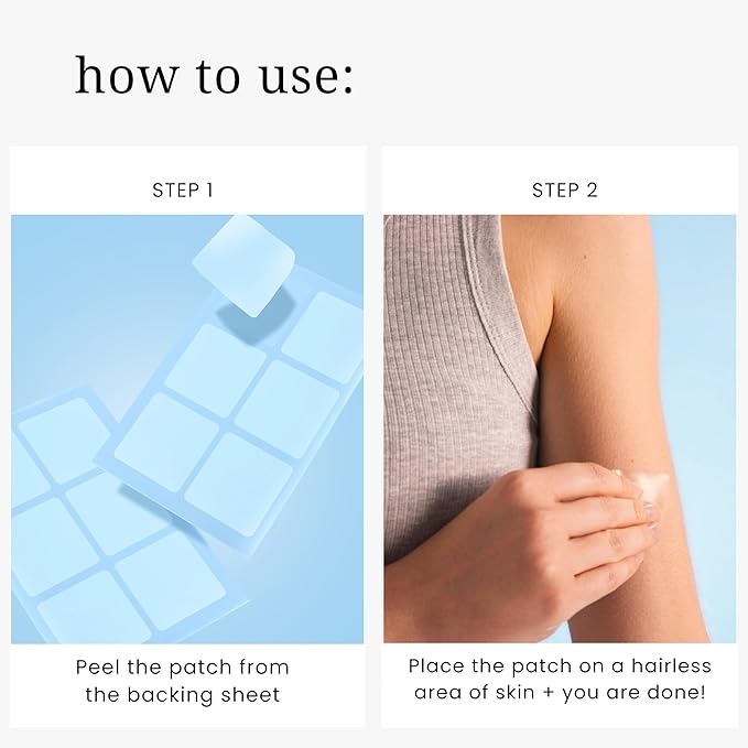 Magnesium Patches Transdermal - (30 Day Supply) Topical Magnesium Glycinate Patch for Women & Men, Muscle Cramps, Sleep & Relaxation Support