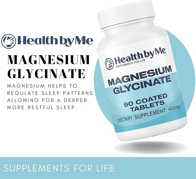 Magnesium Glycinate 400mg – High Absorption Magnesium Supplement for Muscle Relaxation & Sleep Support – 90 Gel Capsules, Organic Magnesium for Overall Wellness