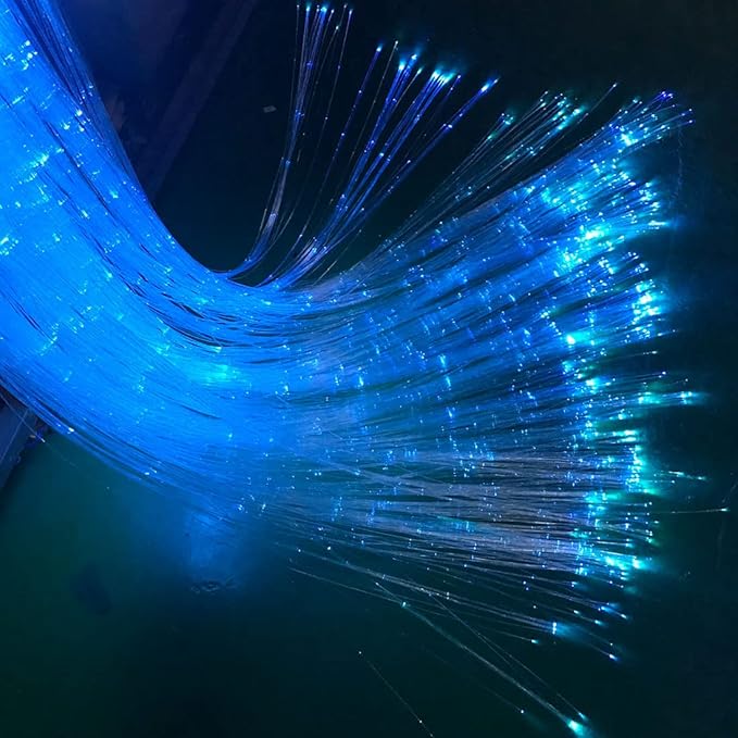 Ultra-Bright PMMA Plastic End Glow Optical Fiber Light for Fiber Optic Star Ceiling Light lamp Starlight Headliner kit for car Home(0.059in diameter/2296ft Per roll)