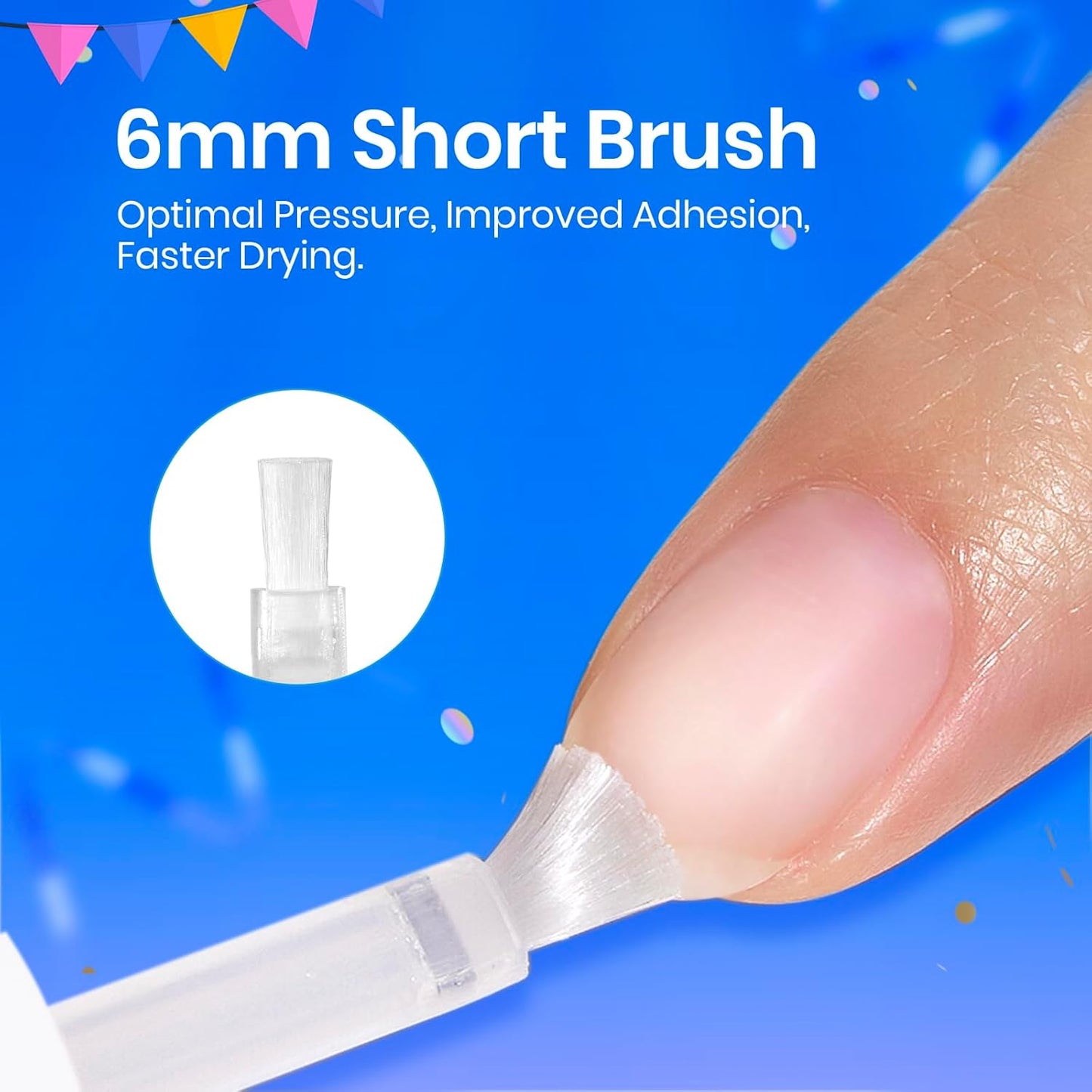 15ml No Wipe Gel Top Coat & Base Coat Set | Long-Lasting Shine for Women