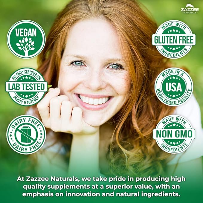 Zazzee Red Yeast Rice 1200 mg with CoQ10, 150 Vegan Capsules, Extra Strength 20:1 Extract, Citrinin Free, Supports Cardiovascular and Blood Circulation Health, All-Natural, Non-GMO, Made in The USA