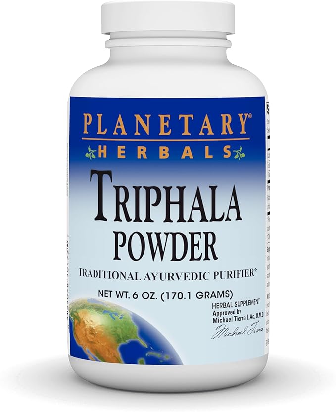 Planetary Herbals Triphala Internal Cleanser Powder, 6 Ounce