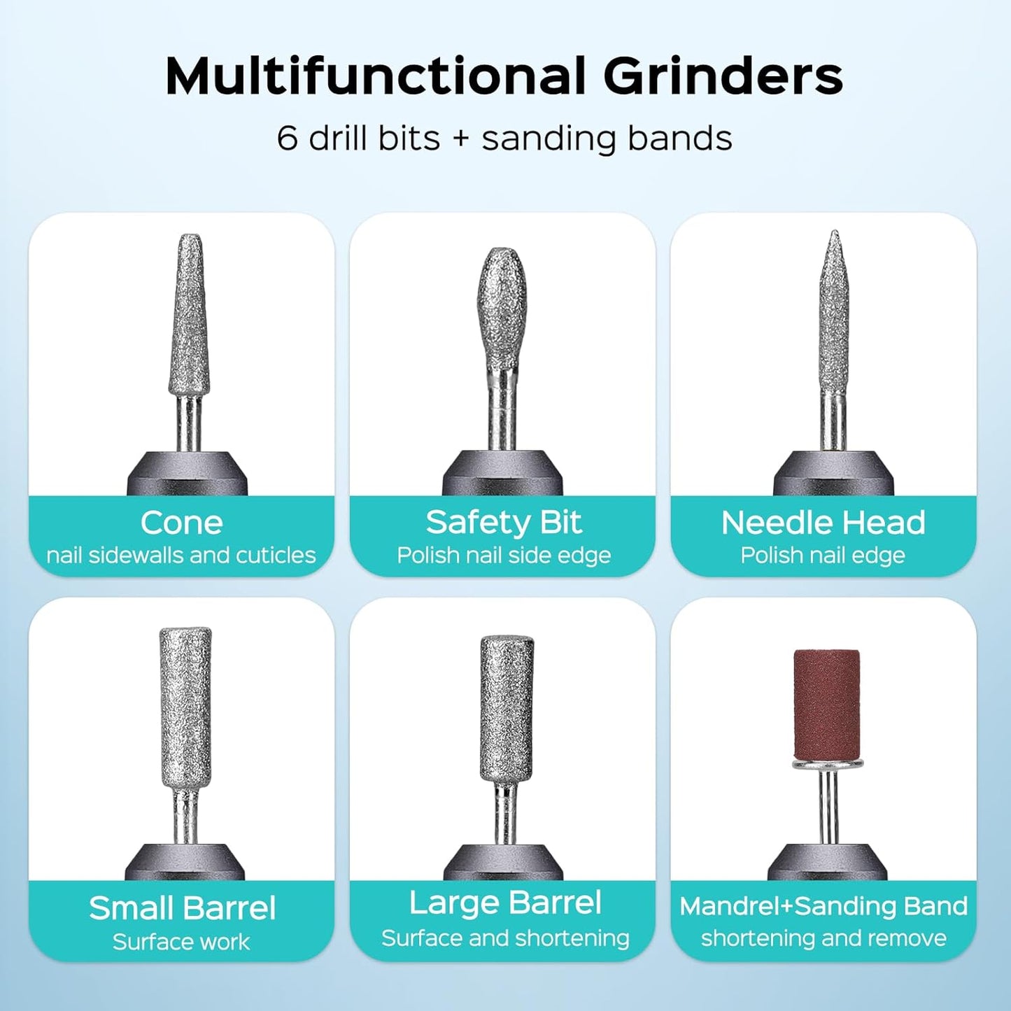 Professional Electric Nail Drill Kit | Portable Acrylic & Gel Nail File