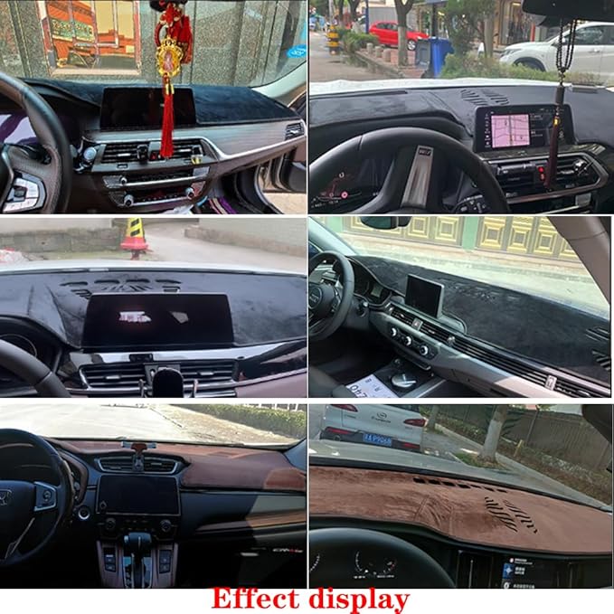 Dashboard Cover for Buick Regal 2002-2008,Anti-Glare Sun Shield,Non-Slip Custom Fit Dash Mat,Interior Protector,French Velvet