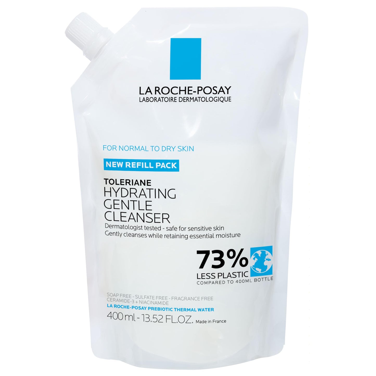 La Roche-Posay Toleriane Hydrating Gentle Face Cleanser | Hydrating Facial Cleanser With Niacinamide + Ceramides | Daily Face Wa