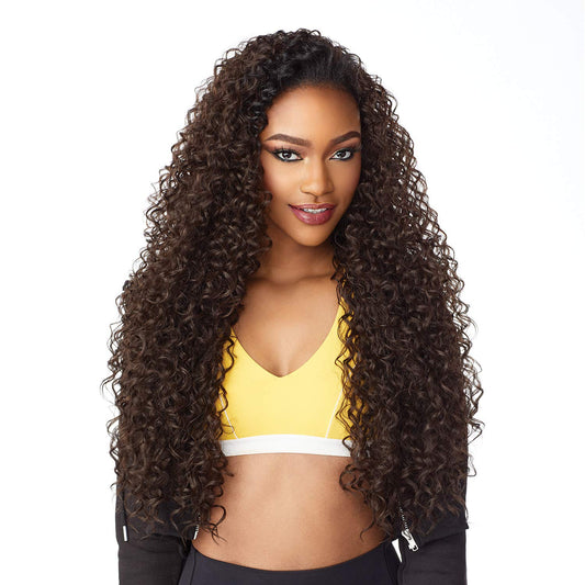 Sensationnel Half Wig N Pony Wrap Instant Up N Down Ud 10 (1B)