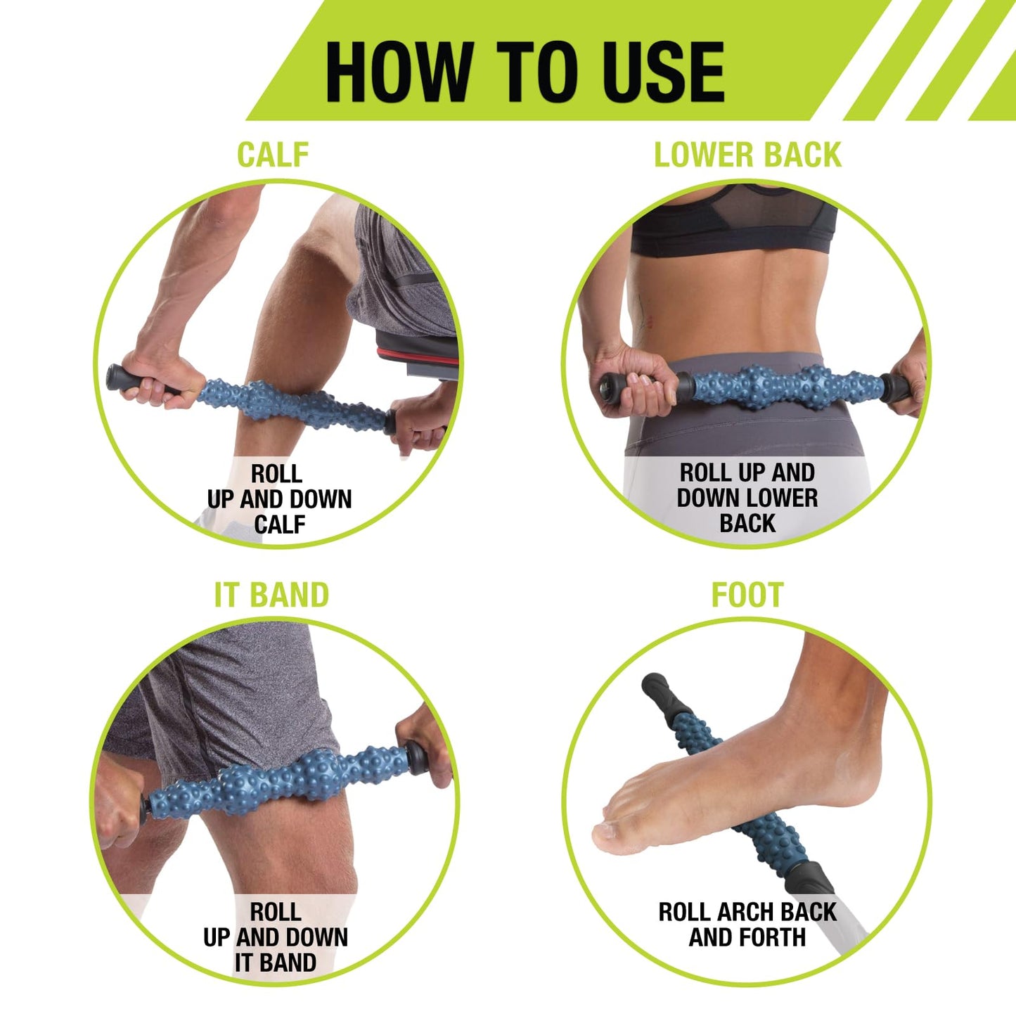 Pro-Tec Athletics Rollers, RM Extreme, RM Extreme Mini Roller, Cryosteel Ice Roller, Portable Roller, Deep Tissue Massage, Muscle Relief, Hamstring, Quadriceps, Multi-Directional, Enhance Performance