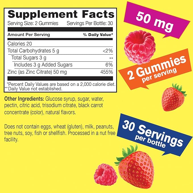 Organic Vitamin D3 + Zinc, Gummies Bundle - Great Tasting, Vitamin Supplement, Gluten Free, GMO Free, Chewable Gummy