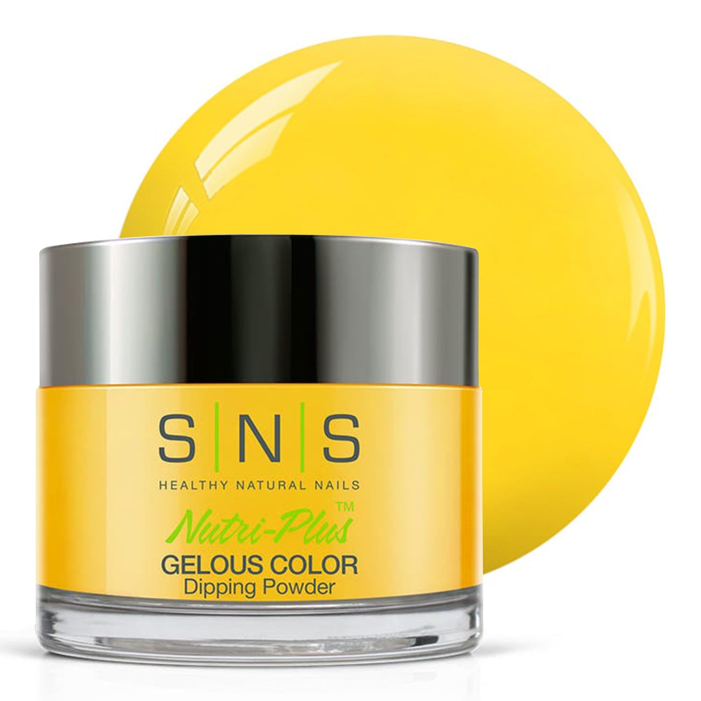 Sns Nail Dip Powder, Gelous Color Dipping Powder - Butterscotch (Yellow/Gold, Cream) - Long-Lasting Dip Nail Color Lasts 14 Days