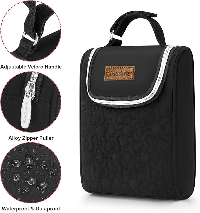 Accmor Breastmilk Cooler Bag, Insulated Baby Bottle Cooler Tote Bags for Nursing Mom Daycare, Portable Breast Milk Cooler Bag for Travel